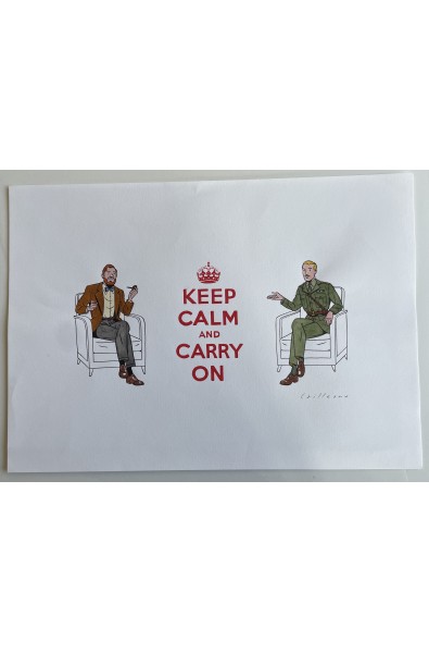 Cailleaux Original - Blake et Mortimer T27 - Keep Calm